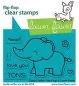 Preview: Elphie Selfie Flip-Flop Stamps Lawn Fawn