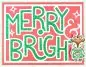 Preview: Giant Outlined Merry & Bright Dies Lawn Fawn 1