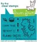 Preview: Little Dragon Flip-Flop Clear Stamps Lawn Fawn