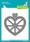 Preview: Stitched Happy Heart Geo Frame Dies Lawn Fawn