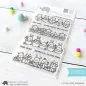 Preview: Little Line Agenda Clear Stamps Mama Elephant