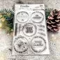 Preview: Stempel: Winterwonderland 2 / Kreise / Kleine Göhr.e Design Nr.39 clear stamps FarbTon Papier