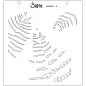 Preview: Fern Layered Stencils Sizzix 4