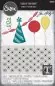 Preview: sizzix tim holtz sidekick thinlits texture fades die and embossing folder Vault Side-Order Celebrate