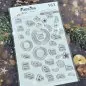 Preview: Stempel-Set 163 Kreise & Sterne clear stamps FarbTon Papier