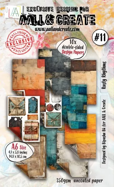 Rusty Rythms #11 paper Kit A6 AALL & Create