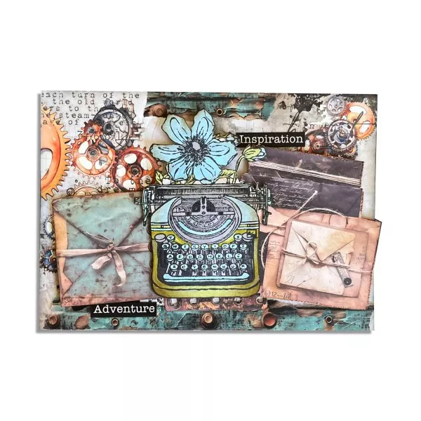 Rusty Rythms #11 paper Kit A6 AALL & Create 3