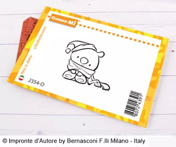 Baby Polar Bear Impronte D'Autore Rubber Stamp