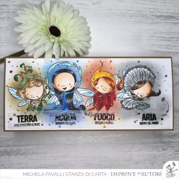 Elements Fairies Clear Stamps Impronte D'Autore 4