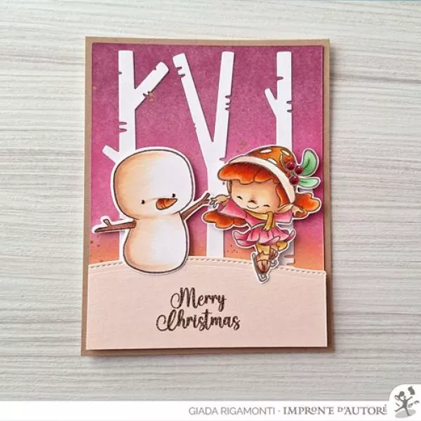 Christmas in July #1 Christmas Feeling Clear Stamps Impronte D'Autore 4