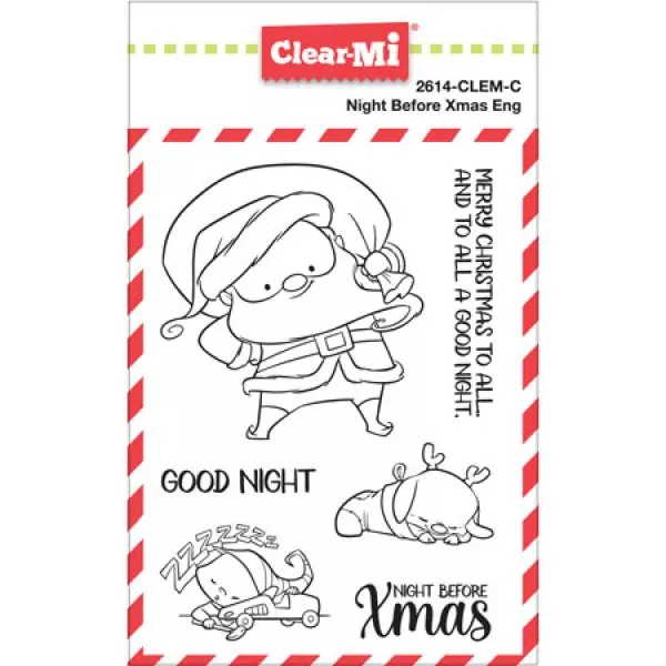 Night Before XMas Clear Stamps Impronte D'Autore