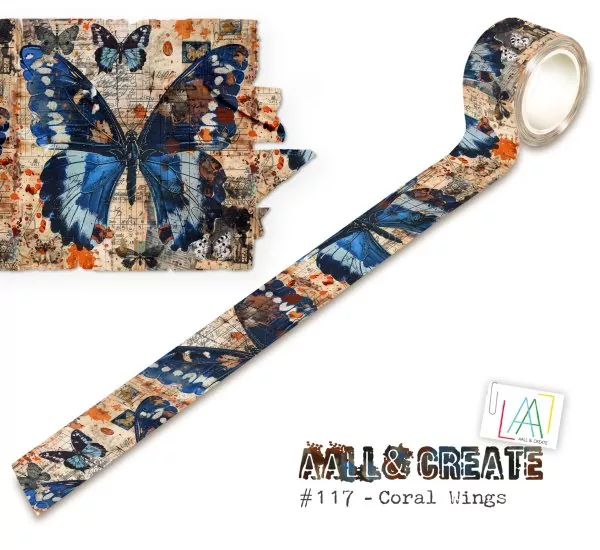 Coral Wings #117 Washi Tape AALL & Create