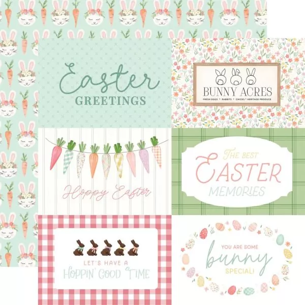 Carta Bella Here Comes Easter 12x12 inch collection kit 7