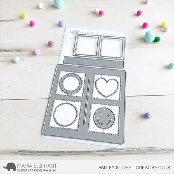 Smiley Slider Dies Creative Cuts Mama Elephant