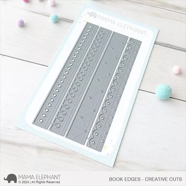 Book Edges Dies Creative Cuts Mama Elephant