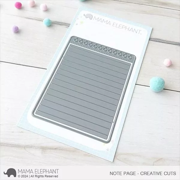 Note Page Dies Creative Cuts Mama Elephant