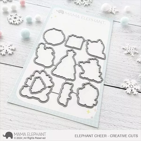 Elephant Cheer Dies Creative Cuts Mama Elephant