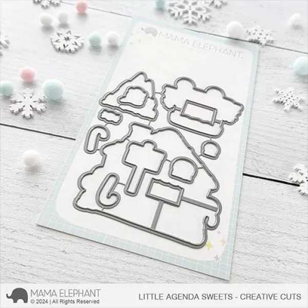 Little Agenda Sweets Dies Creative Cuts Mama Elephant