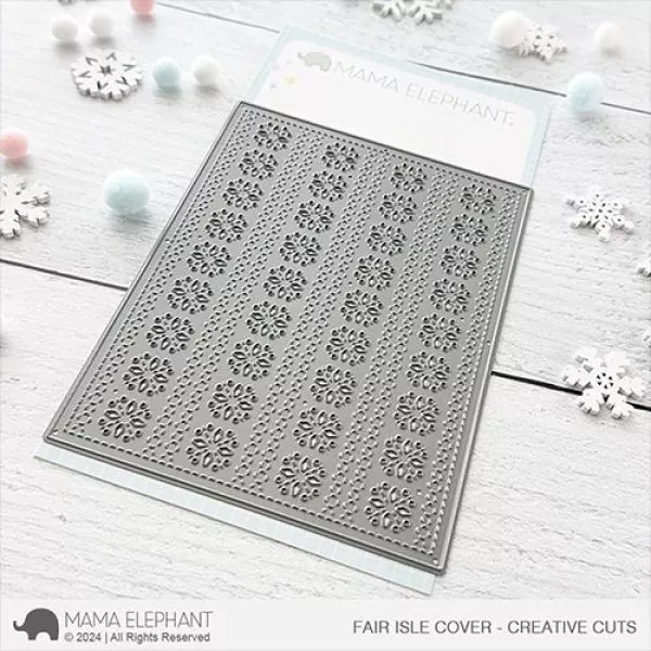 Fair Isle Cover Dies Creative Cuts Mama Elephant