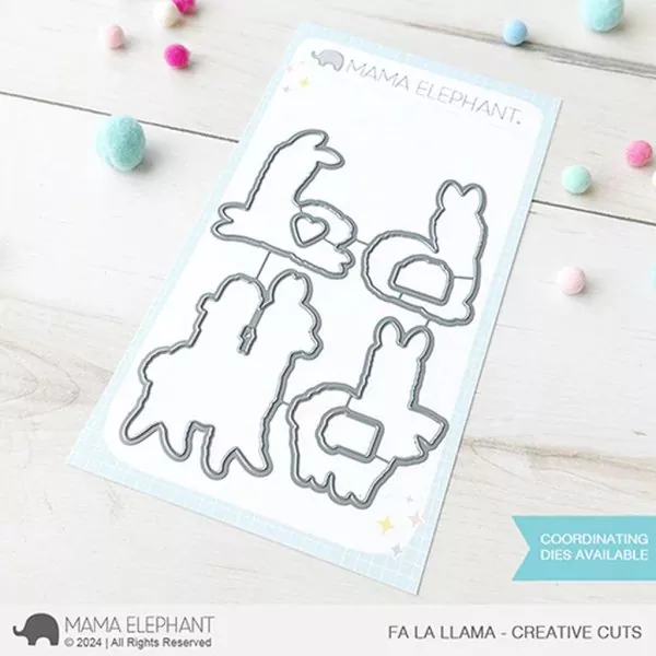 Fa La Llama Dies Creative Cuts Mama Elephant