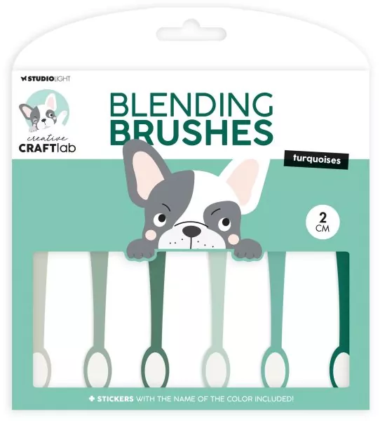 Creative Craftlab Studio Light Blending Brushes Turquoises