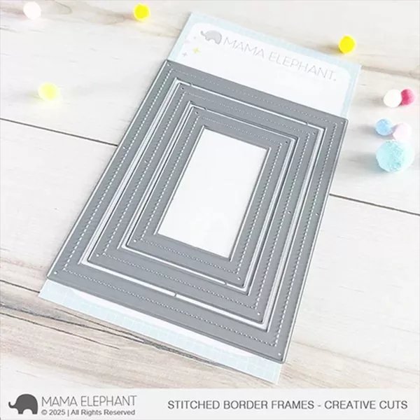 Stitched Border Frames Dies Creative Cuts Mama Elephant