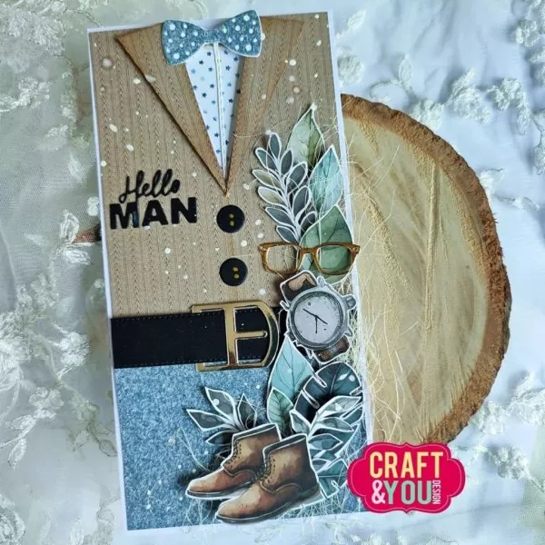 Belt Hello Man Craft & You Design Dies 2