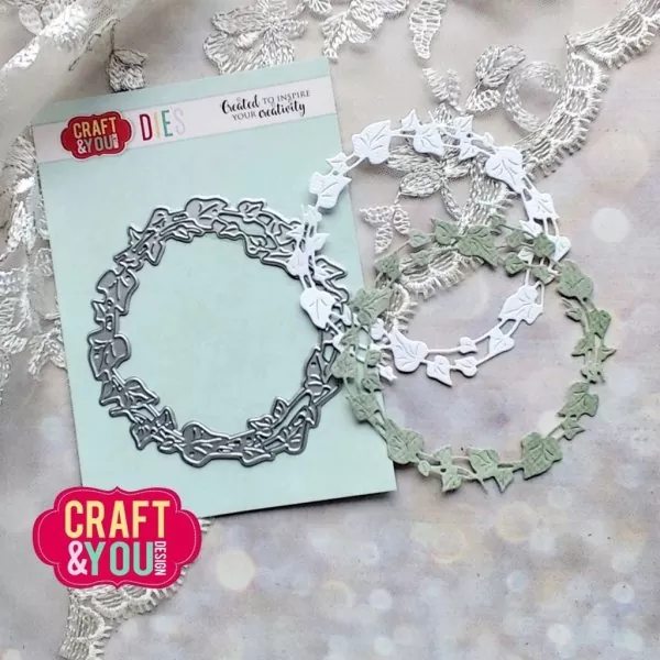 Ivy Wreath Craft & You Design Dies 1