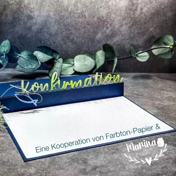 Konfirmation Die Set FarbTon Papier 1