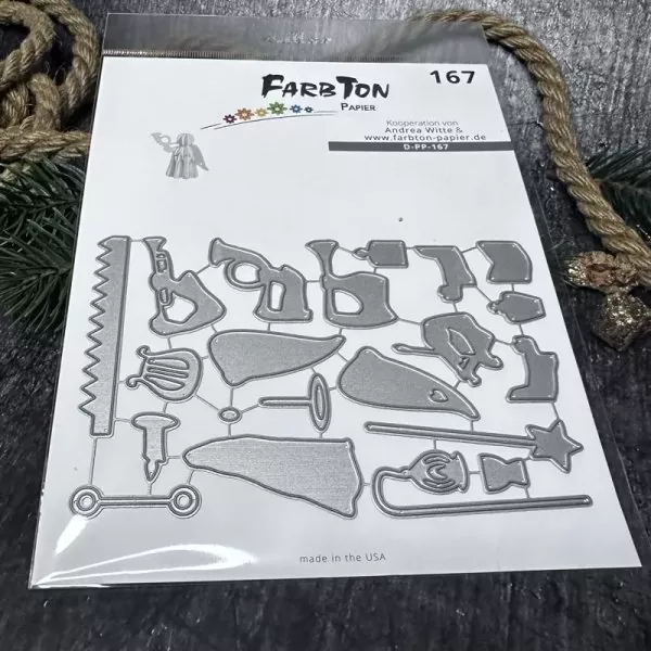 Bundle: musizierende Engel / heilige 3 Könige / Paarstanze Die Set FarbTon Papier