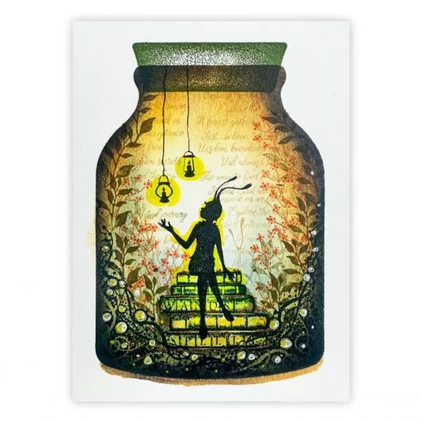 Sticker Stencil Set 9 Moon Jar Collection Lavinia 3