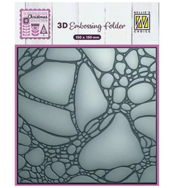 Paint Bubble 3D Embossing Folder from Nellie's Choice