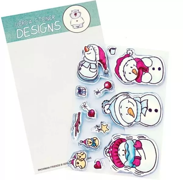 Snowman Friends BUNDLE Stamps + Dies Gerda Steiner Designs