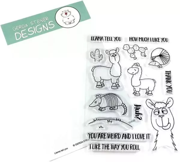 Llama Tell You BUNDLE Stamps + Dies Gerda Steiner Designs