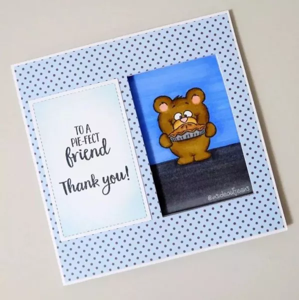 More than Pie with Cute Bear and Pie BUNDLE Stamps + Dies Gerda Steiner Designs 3