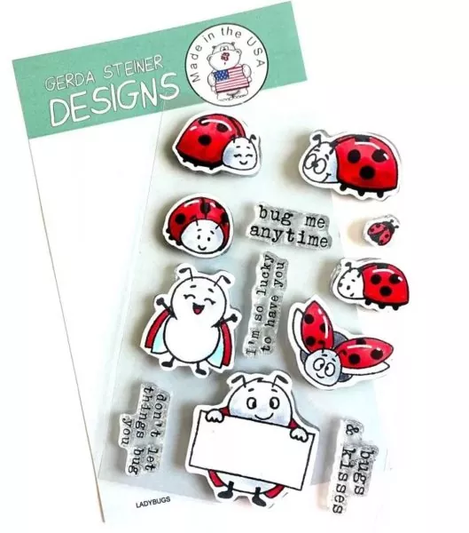 Ladybugs BUNDLE Stamps + Dies Gerda Steiner Designs