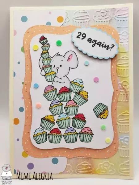 Cupcake Mice BUNDLE Stamps + Dies Gerda Steiner Designs 2