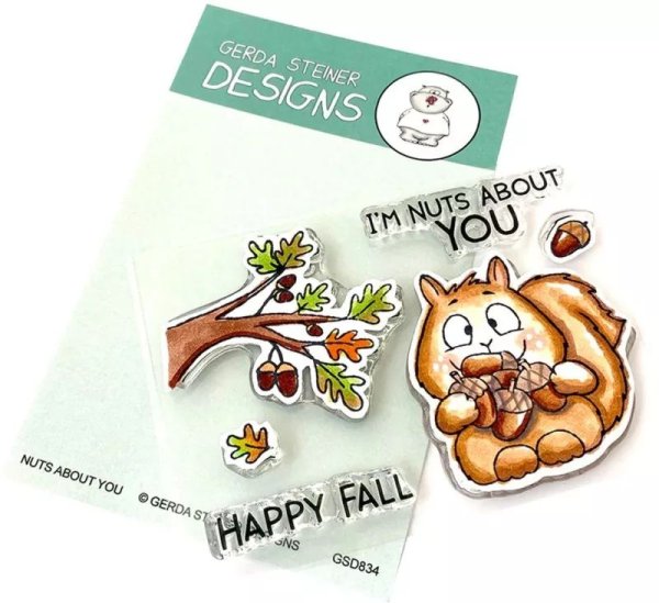 Nuts about You BUNDLE Stamps + Dies Gerda Steiner Designs