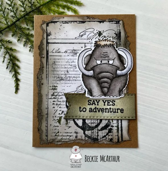 Big Guy Mammoth BUNDLE Stamps + Dies Gerda Steiner Designs 2