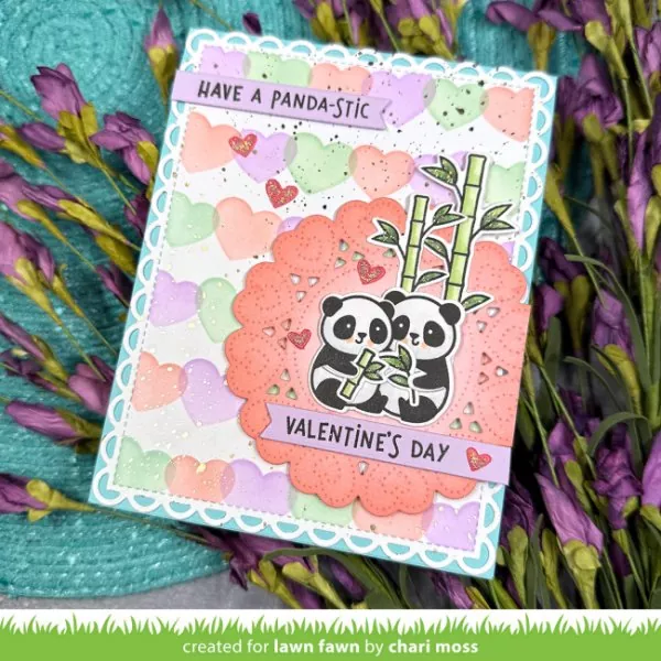 I Heart Pandas Clear Stamps Lawn Fawn 7