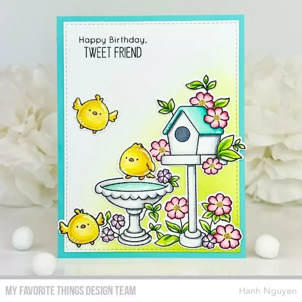 my favorite things Stamp & Die Duo Tweet Friends 4