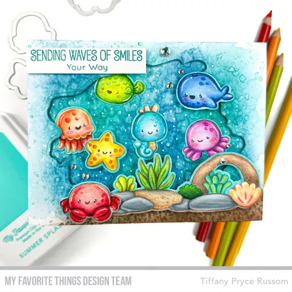 Ocean-Sized Hugs Clear Stamps My Favorite Things 3