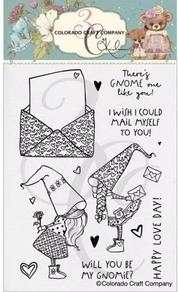 Love Day Gnomes Stamp & Die Bundle Colorado Craft Company