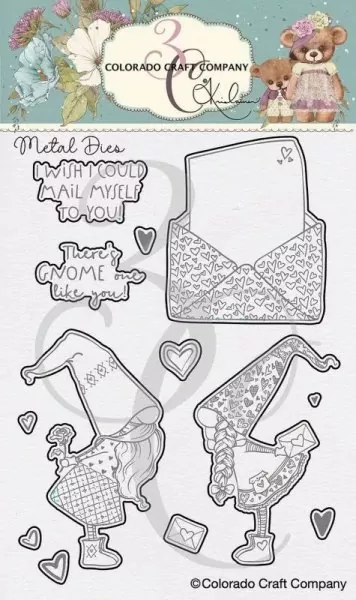 Love Day Gnomes Stamp & Die Bundle Colorado Craft Company 1