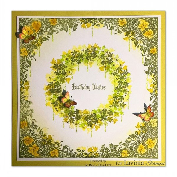 Silver Leaves Mini Lavinia Clear Stamps 2