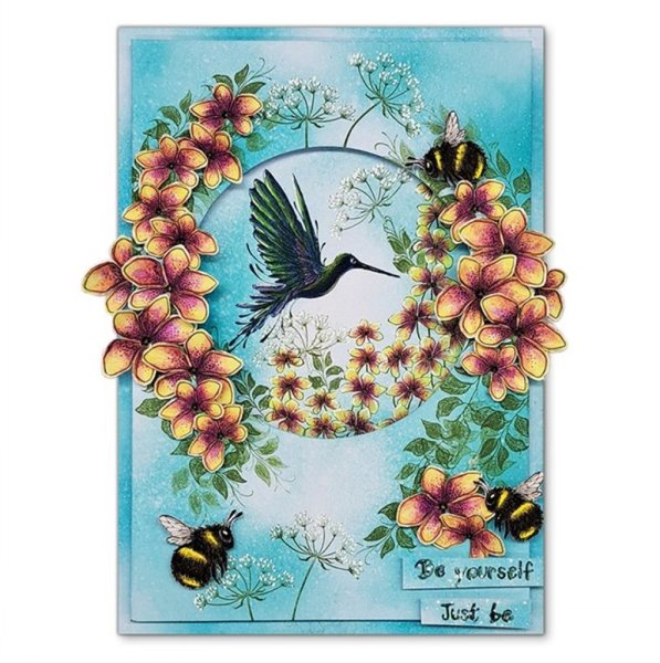 Hummingbird Small Lavinia Clear Stamps 1