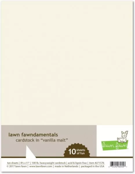 LF1576 VanillaMaltCardstock Lawn Fawn