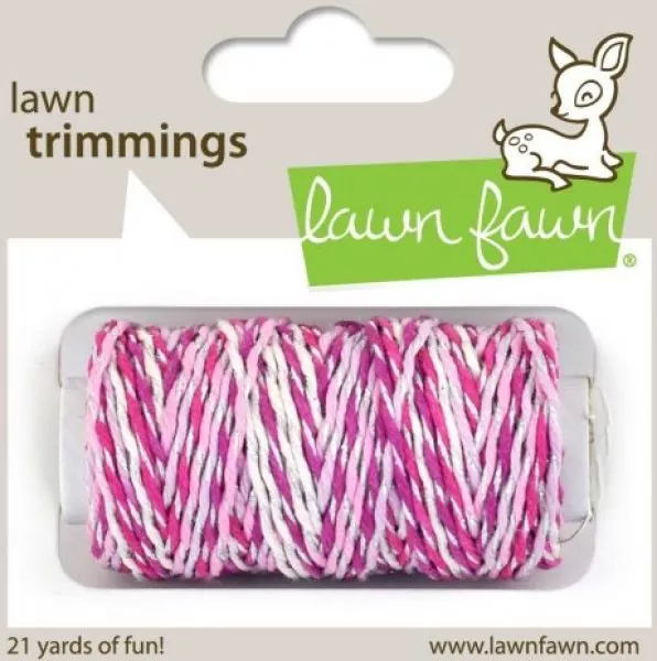 Pretty in Pink Sparkle Cord Twine Lawn Fawn