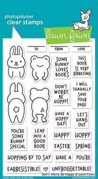 Don't Worry, Be Hoppy Stamps Lawn Fawn