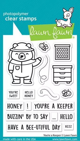 You're a Keeper Clear Stamps Lawn Fawn